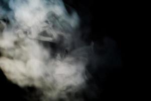 Steam in the dark room photo