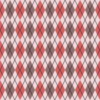 seamless brown argyle pattern background vector