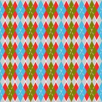 seamless blue argyle pattern with dashed lines vector