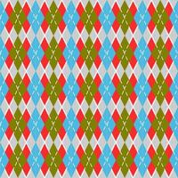 seamless blue argyle pattern with dashed lines vector