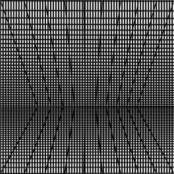 square perspective abstract retro background vector in 80's style