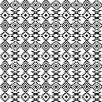 black and white geometric seamless pattern vector