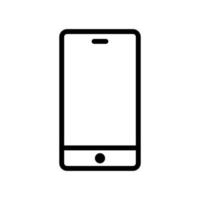 Mobile phone line icon illustration. icon illustration related to electronic, technology. Simple vector design editable. Pixel perfect at 32 x 32