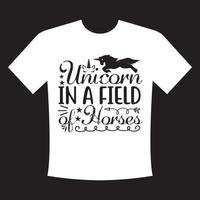 diseño de camiseta de caballo svg vector