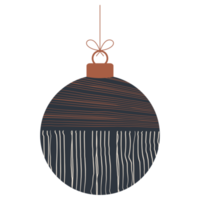 christmas bauble ball boho style png