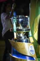 Rio, Brazil, October 19, 2022, Cup in match between Flamengo vs Corinthians by second match of final round of Brazilian Cup in Maracana Stadium photo