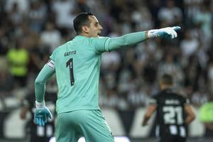 Rio de Janeiro, Brazil, october 26, 2022, Gatito Fernandez player in match between Botafogo vs Bragantino by 34 round of Brazilian Championship, A serie in Nilton Santos Stadium photo