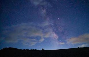 Milky Way Landscape in Jeongseon Time Capsule Park, Korea photo