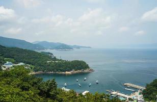 yeosu, provincia de jeolla del sur, corea del sur una vista al mar foto