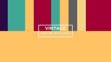 fondo vintage en rojo, amarillo oscuro, azul verde azulado, cortado en el medio. eps 10. edición fácil vector