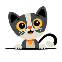 Cartoon Drawing Of A Cat vector