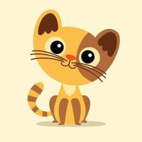 Cartoon Drawing Of A Cat vector