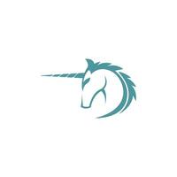 Unicorn logo icon design illustration vector