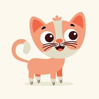 Cartoon Drawing Of A Cat vector