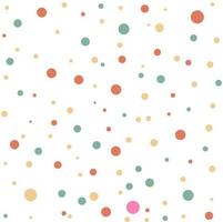 Polka Dot with Variety Color Pastel Background Stock Illustration vector