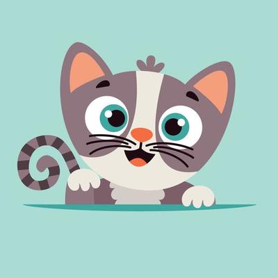 Cartoon Drawing Of A Cat