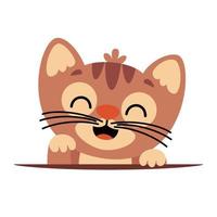 Cartoon Drawing Of A Cat vector