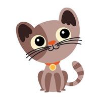 Cartoon Drawing Of A Cat vector