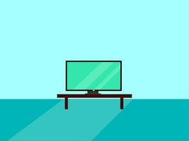 televisor, ilustración, vector sobre fondo blanco.