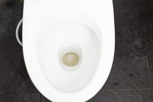 Toilet bowl or toilet flush in your home or bathroom photo