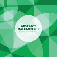 Abstract Background Circle Green Color. vector