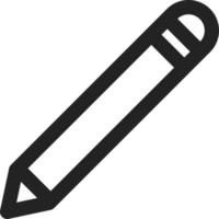 Simple school pencil, illustration, vector on a white background.