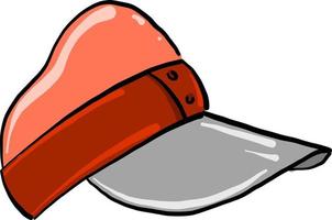 Cap for children, illustration, vector on white background