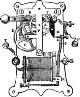 Electrical Remontoire, vintage illustration. vector