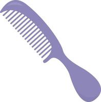 Purple comb, illustration, vector on white background.