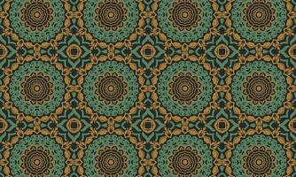 Seamless repeated pattern design. Women's long dress pattern design, vector vintage art illustration