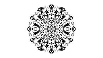 fondo de vector de diseño de mandala de lujo diseño de patrón floral abstracto vintage