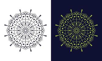 luxury mandala design vector background  vintage abstract floral pattern design
