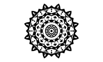 fondo de vector de diseño de mandala de lujo diseño de patrón floral abstracto vintage