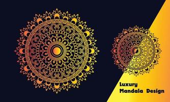 luxury mandala design vector background  vintage abstract floral pattern design