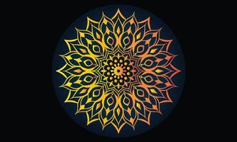 luxury mandala design vector background  vintage abstract floral pattern design
