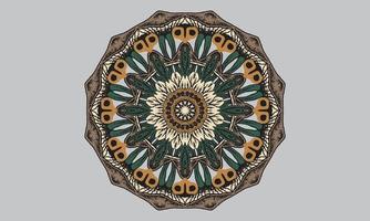 luxury mandala design vector background  vintage abstract floral pattern design
