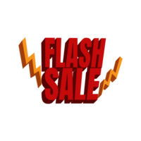 cartel de compras de venta o pancarta con icono de flash y texto png