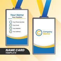 name cards templates. Modern name cards. name card layout. vector