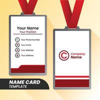 Corporate Name cards templates. Modern Name cards. Name card layout. vector