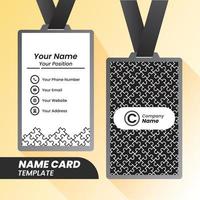 modern Corporate Name card design . double sided Name card design template . Name card inspiration vector