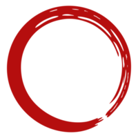 símbolo de icono de círculo zen. ilustración zen para logotipo, marco de arte, ilustración de arte, sitio web o elemento de diseño gráfico. formato png