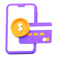 Digital Payment 3D Icon png