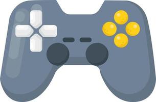 Joystick, illustration, vector on white background.