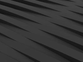 Abstract black 3d background. Elegant black background. Layer decoration. 3d rendering. photo