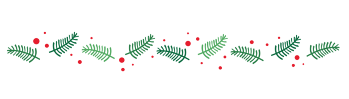 Kerstmis krans doorbladert banier png