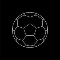 Foot Ball or Soccer Ball Icon Symbol for Art Illustration, Logo, Website, Apps, Pictogram, News, Infographic or Graphic Design Element. Vector Illustration