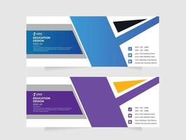 Modern banner design web template Set, Horizontal header web banner. Modern Gradient Blue cover header background for website design, Social Media Cover ads banner, flyer vector