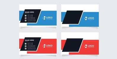 modern creative business card and name card,horizontal simple clean template vector design, layout in rectangle size