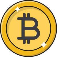 bitcoin vector illustration on a background.Premium quality symbols.vector icons for concept and graphic design.