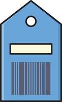 bar code tag vector illustration on a background.Premium quality symbols.vector icons for concept and graphic design.